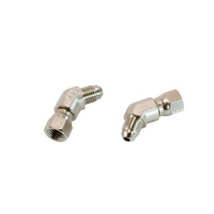 45 ELBOW JIC4(M) JIC4(F) 2PK