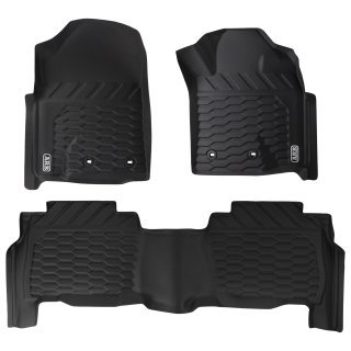FLOOR MATS FRONT AND REAR SET SUITS LANDCRUISER 200 12-21
