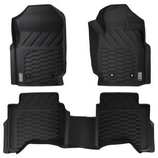 FLOOR MATS FRONT AND REAR SET SUITS RAPTOR RANGER 11-22 DC
