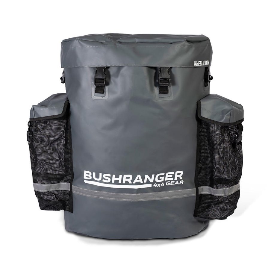 BUSHRANGER WHEELIE BIN WITH CENTER DIVIDER