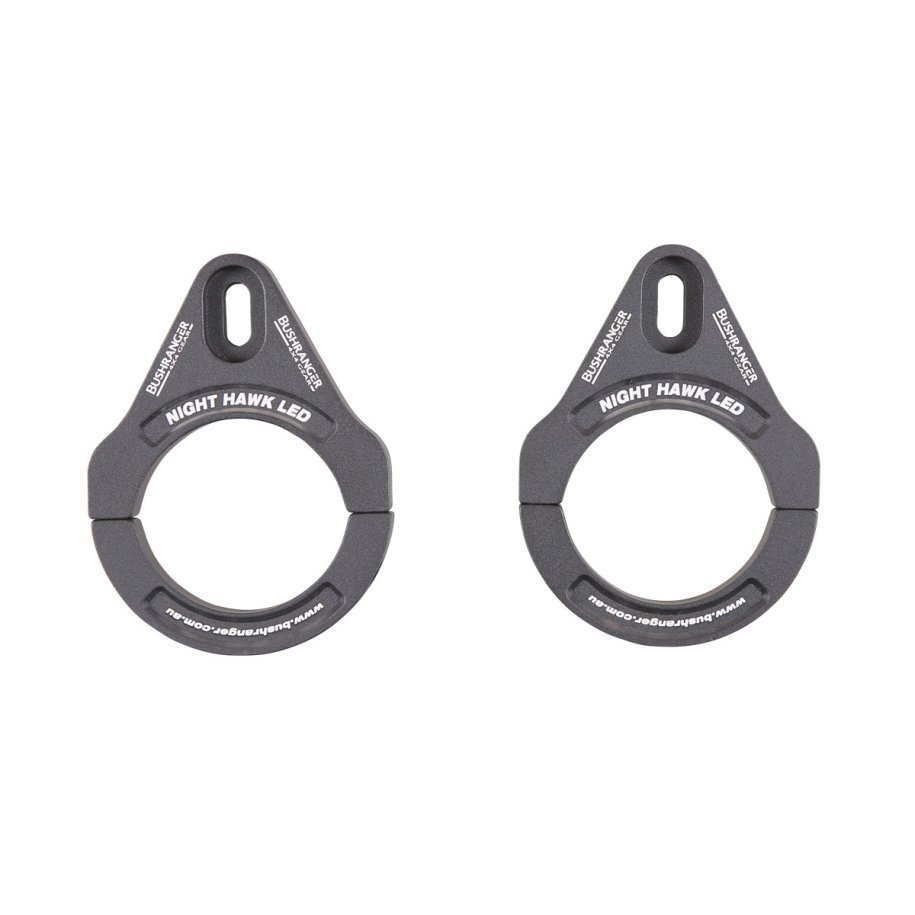 49-51MM (2\) NHS TUBE CLAMPBRACKET PAIR - BLACK"