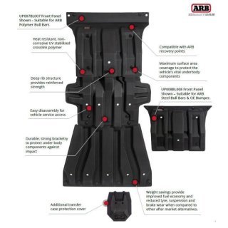 UNDER VEH ARM HILUX 09/15+ SB