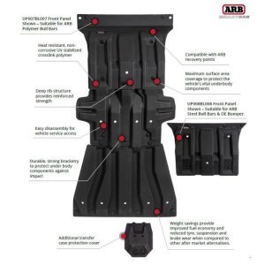 UNDER VEH ARM HLX 09/15+OE ARB
