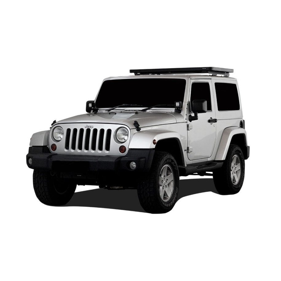 Jeep Wrangler JK 2 Door (2007-2018) Extreme Slimline II 1/2 Roof Rack Kit