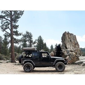 Jeep Wrangler JK 4 Door (2007-2018) Extreme Slimline II 1/2 Roof Rack Kit
