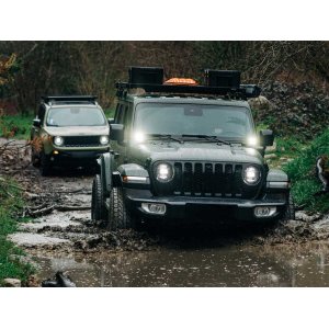 Jeep Wrangler JL 4 Door (2018-Current) Slimline II 1/2 Roof Rack Kit / Tall