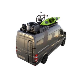 Mercedes-Benz Sprinter 144in/170in / L2/L3 / MWB/LWB Wheelbase w/OEM Tracks (2006-Current) Slimline II Roof Rack Kit / Tall