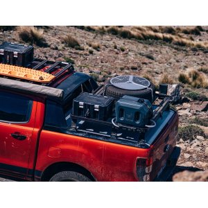 Pickup Roll Top with No OEM Track Slimline II Load Bed Rack Kit / 1425(W) x 1358(L) / Tall