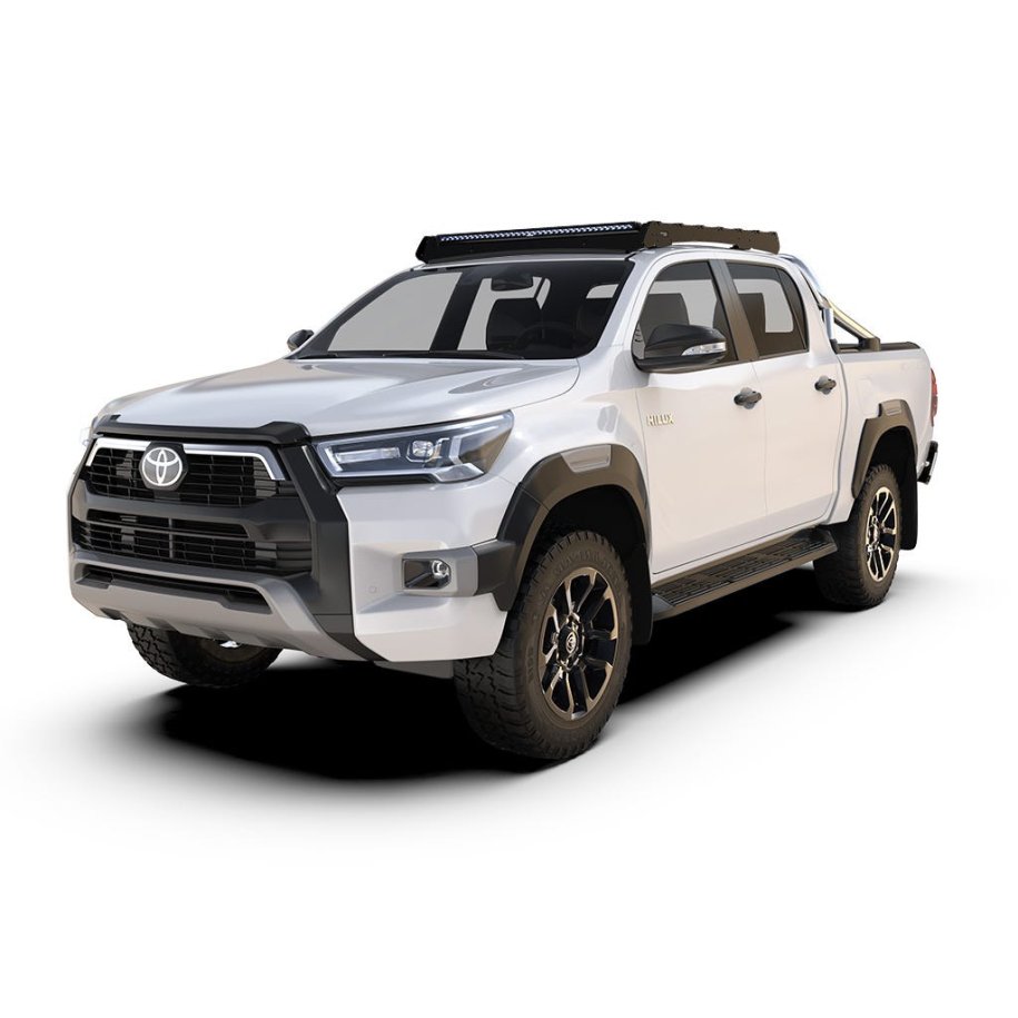 Toyota Hilux Double Cab (2016-Current) Slimsport Roof Rack Kit / Light Bar Ready