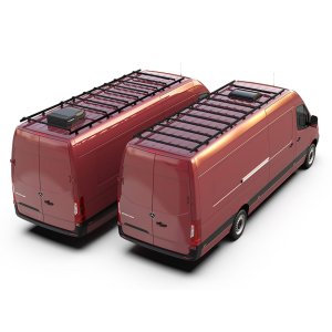 Mercedes-Benz Sprinter (L4H2/170in XLWB/High Roof) (2006-Current) Slimpro Roof Rack Kit