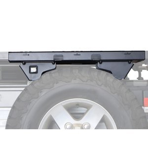 Spare wheel mounted shelf