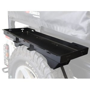 Spare wheel mounted shelf