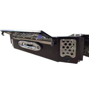 Steel front bumper with winch plate Maer