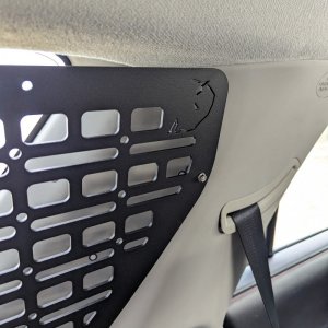 Left internal MOLLE panel Bison Gear