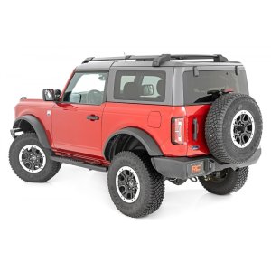 Oval nerf steps black Rough Country