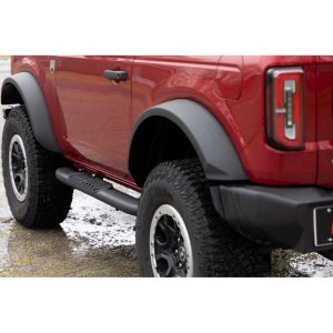 Oval nerf steps black Rough Country