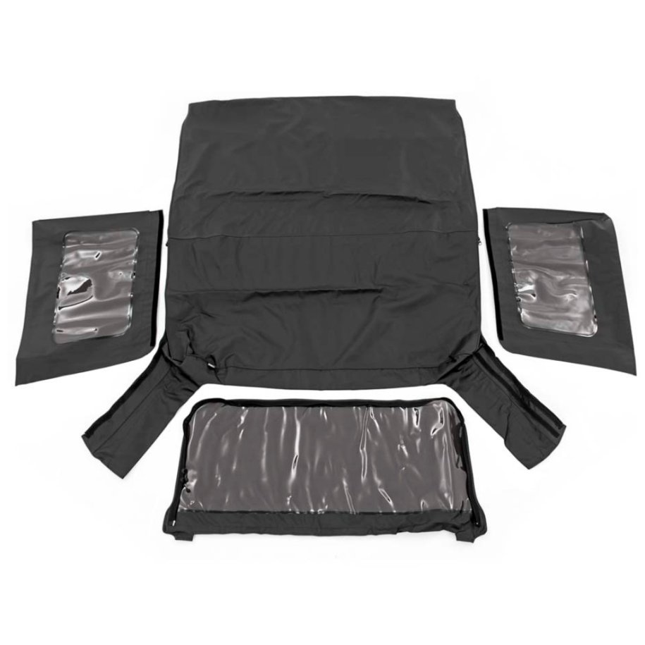 Soft Top Black Denim Rough Country 10-18