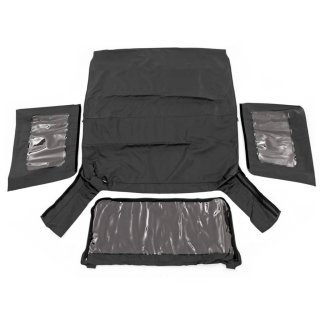 Soft Top Black Denim Rough Country 10-18