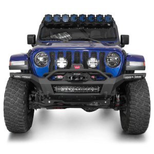 Front steel bumper with skid plate Addictive Desert Designs Phantom