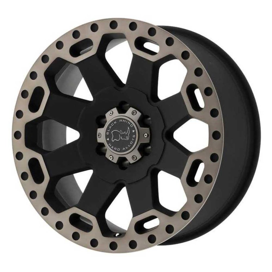 Alloy wheel Matte Black/Machine Dark Warlord Black Rhino