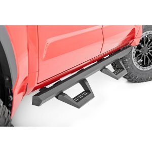 Side steps adjustable aluminium Rough Country SRX2 Crew Cab