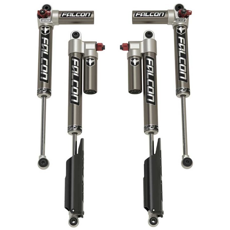 Shocks set TeraFlex Falcon Series SP2 3.3 Fast Adjust Piggyback Lift 0-1,5" Petrol