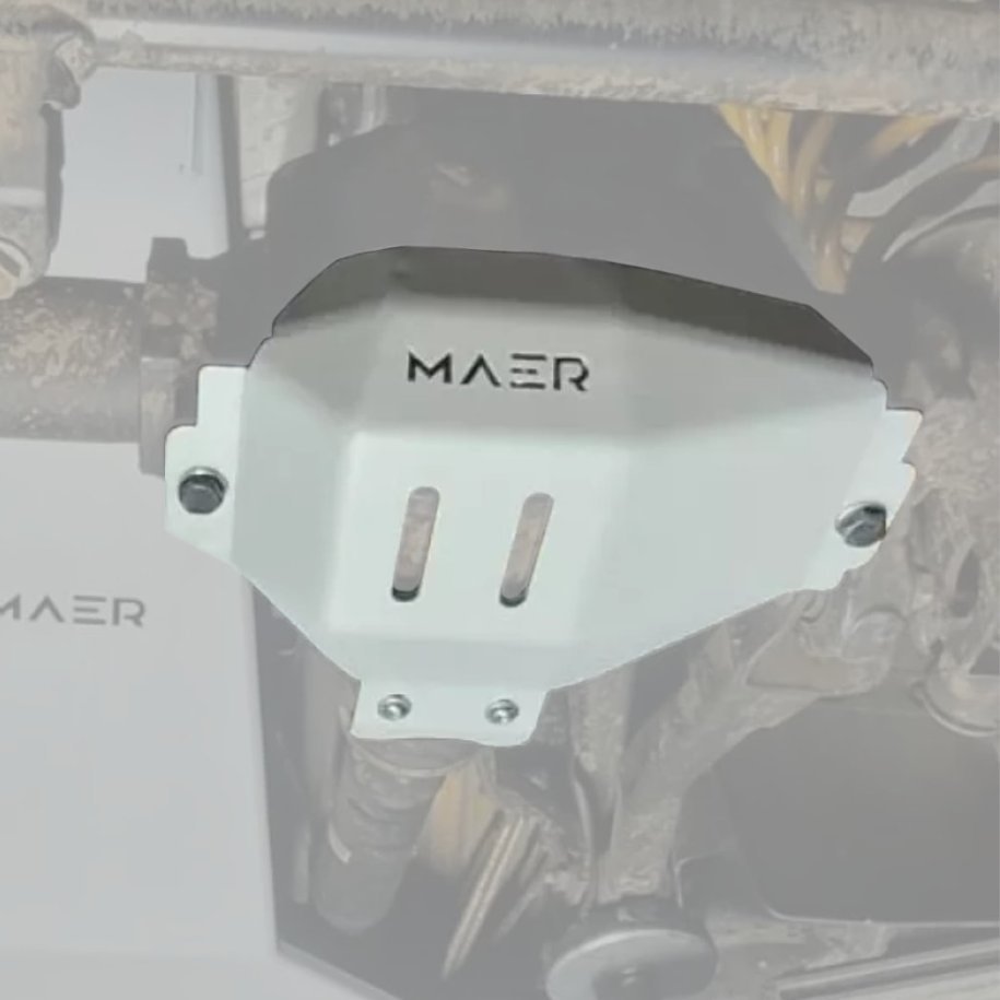 Aluminium Front Differential Skid Plate MAER