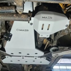 Aluminium Front Differential Skid Plate MAER