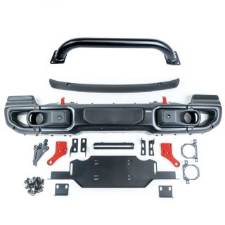 Front steel bumper full coverage with bull bar OFD