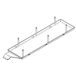 Aluminium Fuel Tank Skid Plate Heavy Duty MAER