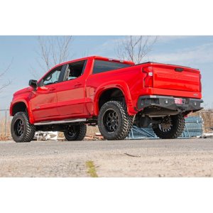 Oval nerf steps stainless Rough Country Crew Cab