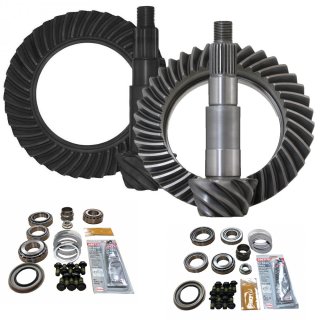 Front and rear ring and pinion set 4.56 ratio Dana 44 Revolution Gear Rubicon
