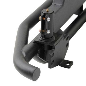 Rear tubular steel bumper with tyre carrier and receiver hitch Smittybilt SRC
