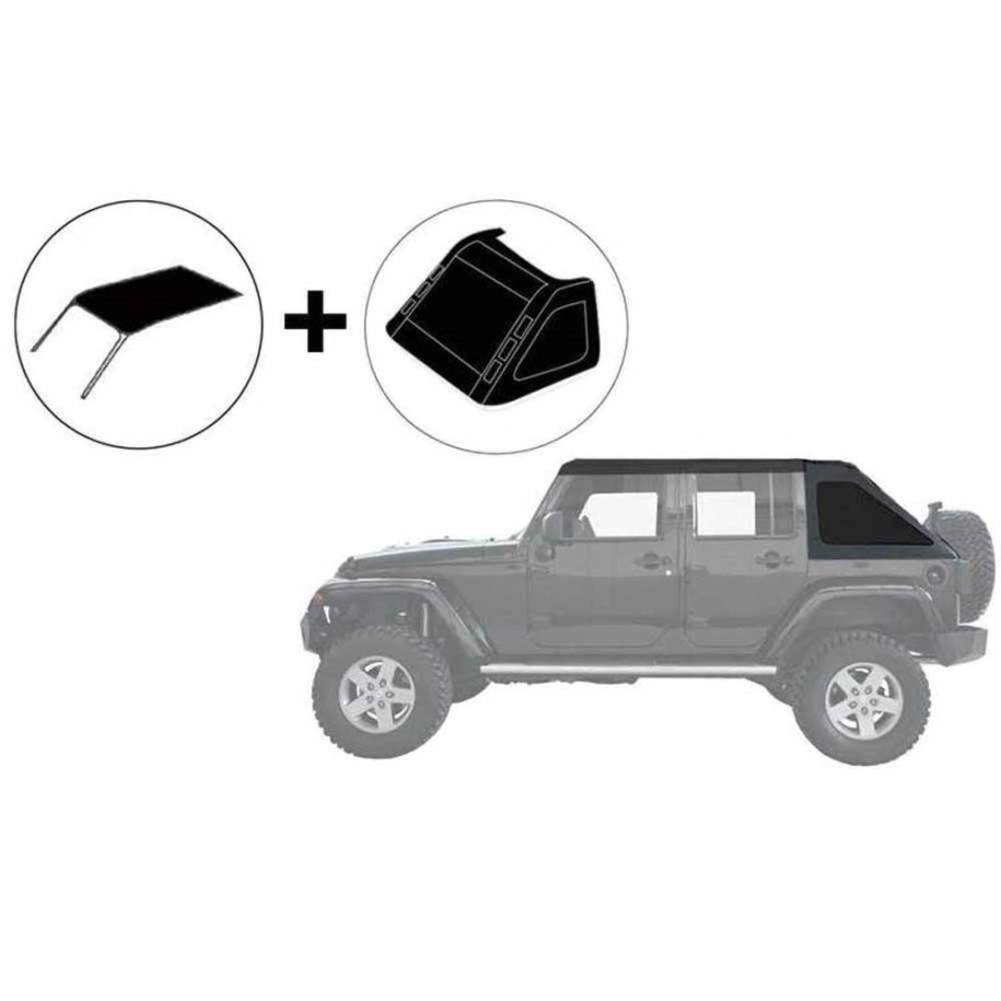 Complete roof cover Fastback Bowless Suntop