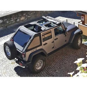 Complete roof cover Fastback Bowless Suntop