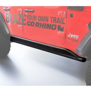 Frame mounted steel sliders Go Rhino