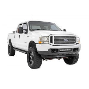 Running boards aluminum Rough Country HD2 Crew Cab