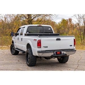 Running boards aluminum Rough Country HD2 Crew Cab