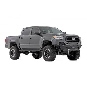 Running boards aluminum Rough Country HD2 Double Cab