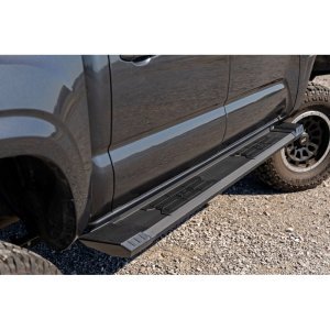 Running boards aluminum Rough Country HD2 Double Cab