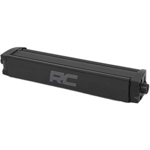 LED light bar 12" single row white DRL spot Rough Country Black Series
