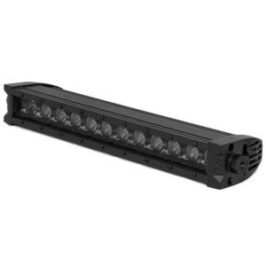 LED light bar 12" single row white DRL spot Rough Country Black Series