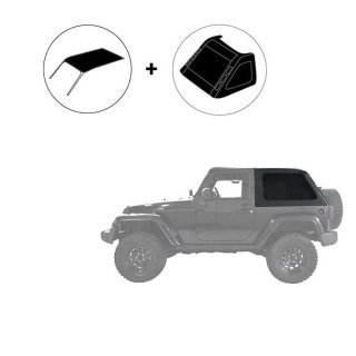 Complete roof cover Fastback Suntop bowless