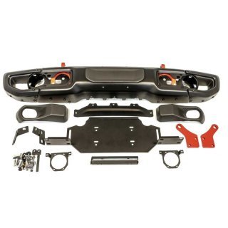 Front steel bumper with winch plate, without parking sensors OFD
