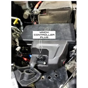 Warn VR Evo control box relocation kit for accessory bumpers Vice Design