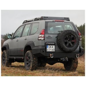 Rear steel bumper MorE 4x4 LWB