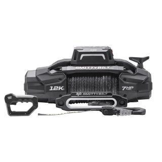 Winch with synthetic rope and wireless remote 12000 lbs Smittybilt X20 GEN3
