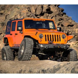 Front upper adjustable short control arm kit TeraFlex Alpine Flexarm Lift 2-4"