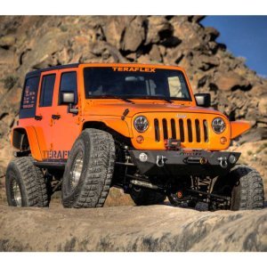 Rear lower control arm skid plate kit TeraFlex