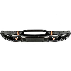 Front aluminium bumper with bull bar and winch plate OFD